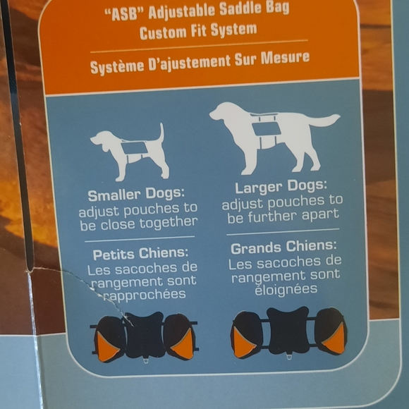 Kurgo Baxter Backpack fits 30-85 lbs Blue - Picture 6 of 7